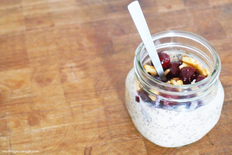 Cherry Chia Overnight Oats
