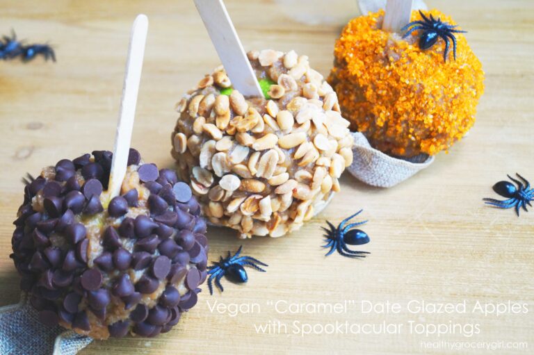 “Caramel” Date Glazed Apples