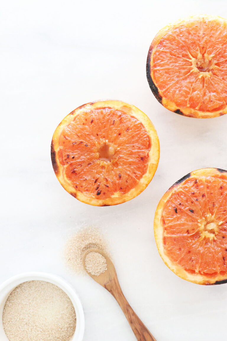 CINNAMON & GINGER BROILED GRAPEFRUIT