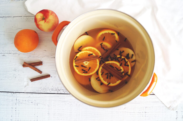 Apple Cider, Citrus Wreath & Chocolate Orange Jack-o-Lanterns