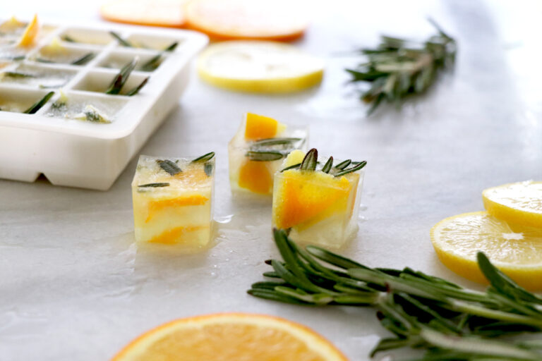 DIY Citrus Rosemary Disposal Cleaner