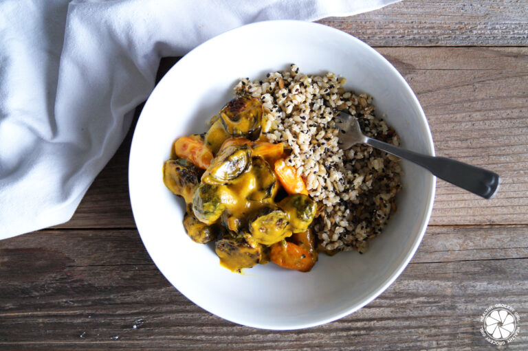 Honey Curry Brussels Sprouts