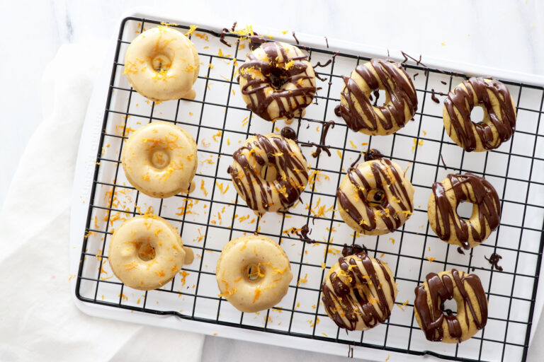 PUMPKIN ORANGE DONUTS