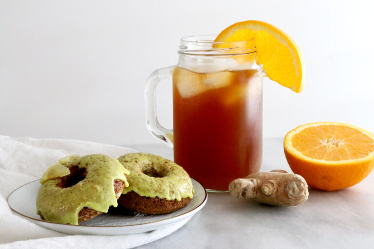 Celebrate Dad’s Day with Citrus Ginger Cold Brew Coffee & Lemon Glazed Donuts