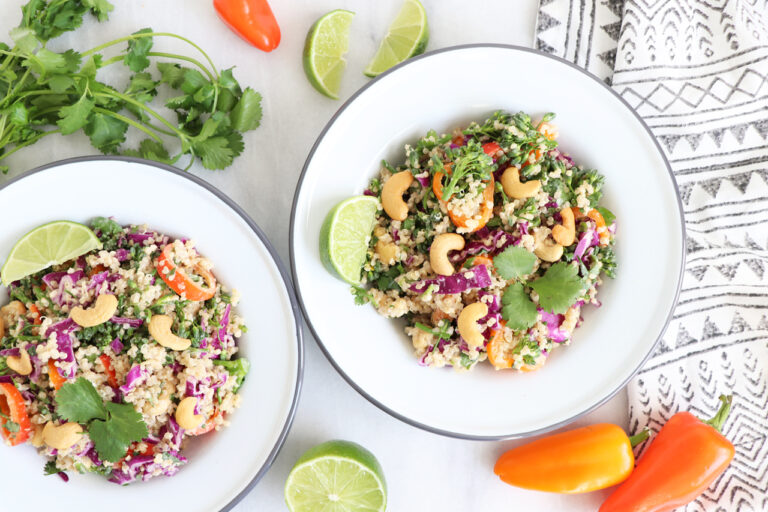CASHEW GINGER QUINOA BOWL