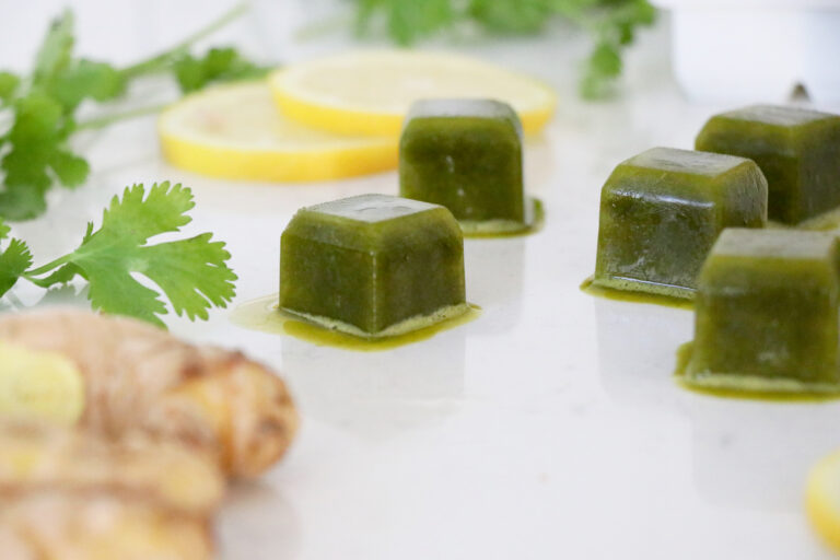Lemon Detox Smoothie Cubes