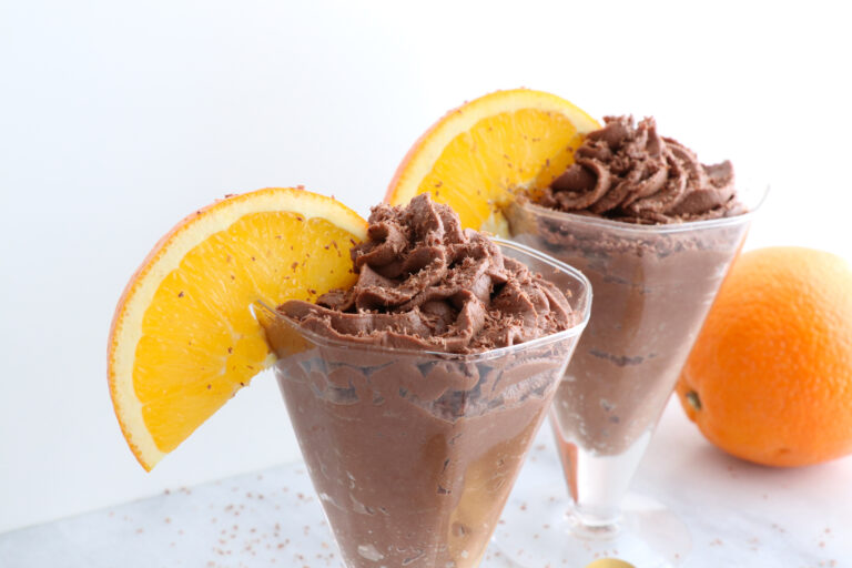VEGAN ORANGE CHOCOLATE MOUSSE