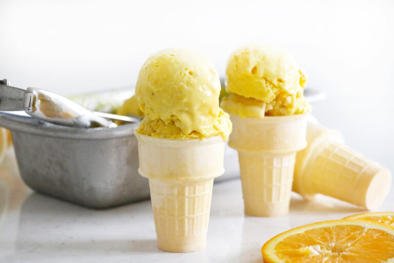 Orange Turmeric Coconut Nice-Cream