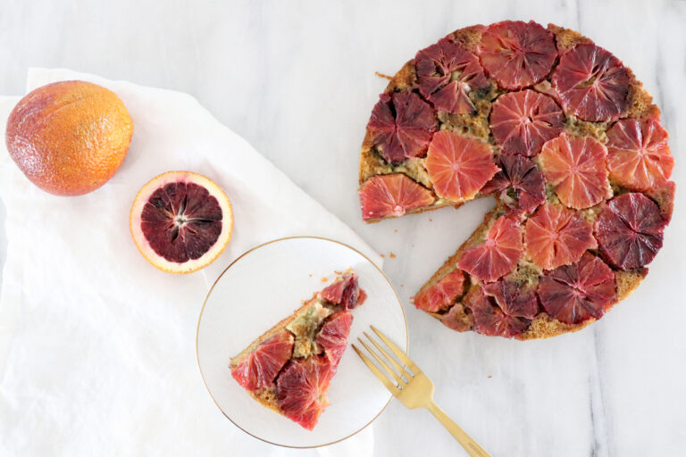 BLOOD ORANGE UPSIDE DOWN CAKE