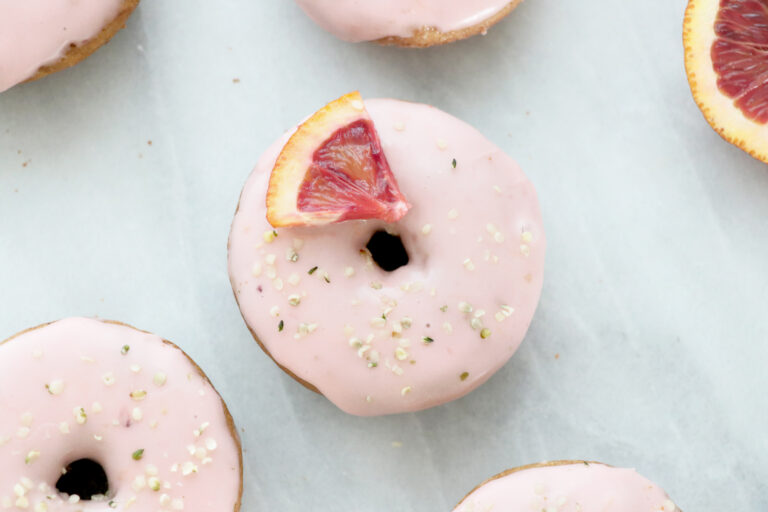 Gluten-Free Blood Orange Donuts
