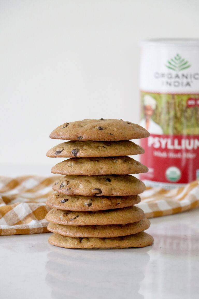 Chocolate Chip Cookies with Organic Whole Husk Psyllium