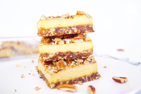 Pumpkin Pecan Cheesecake Bars
