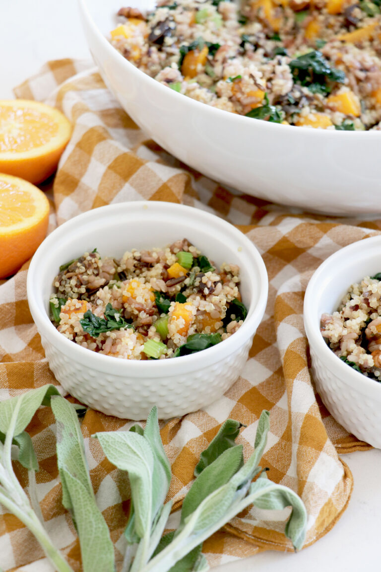 Quinoa Butternut Orange Stuffing