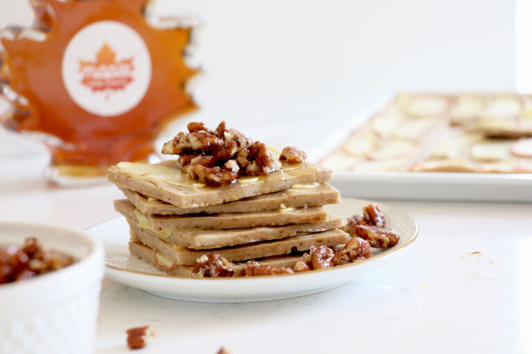 Apple Maple Pecan Sheet Pan Pancakes