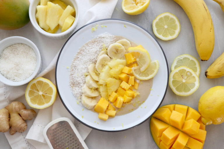 Tropical Lemon Smoothie Bowl