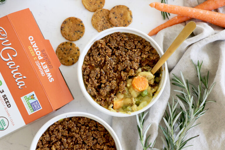 Veggie Pot Pie With Cracker Crust