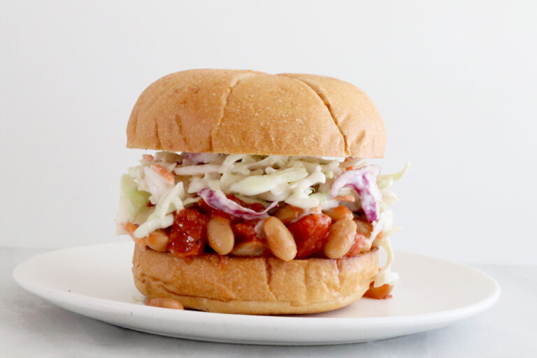 BBQ Sloppy Joes, California Salad & Grilled Corn Butter Bean Salsa